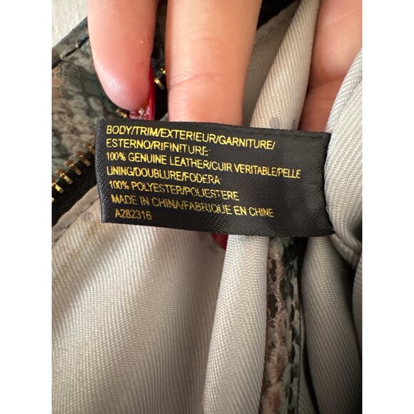 Aimee Kestenberg Purse Tuscany Snakeskin/Suede Hobo Bag Modern Designer MobWife - Picture 5 of 13